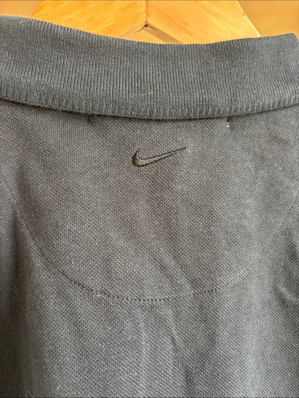 Nike women’s Golf pique Black Sleeveless Polo Tank